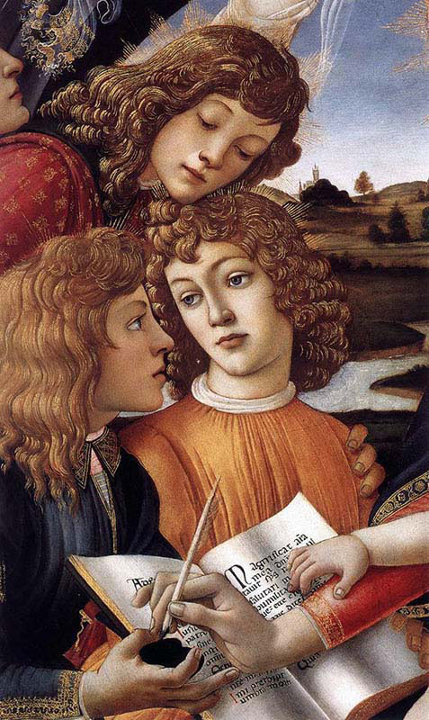 Madonna of the Magnificat detail